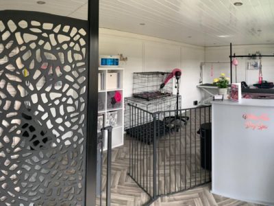 Milton Keynes Garden Room Dog Groomer Finishing Inside Piece