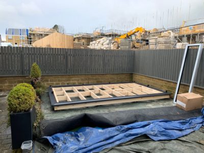 Milton Keynes Garden Room Used As Hair Dresser In Mid Construction Copy